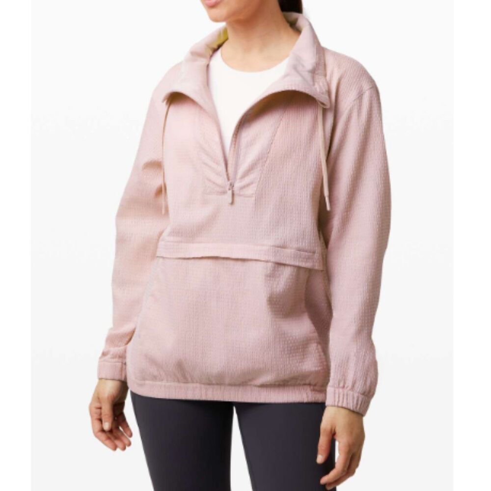 Lululemon Pack Light Pullover Porcelain Pink 4/Small